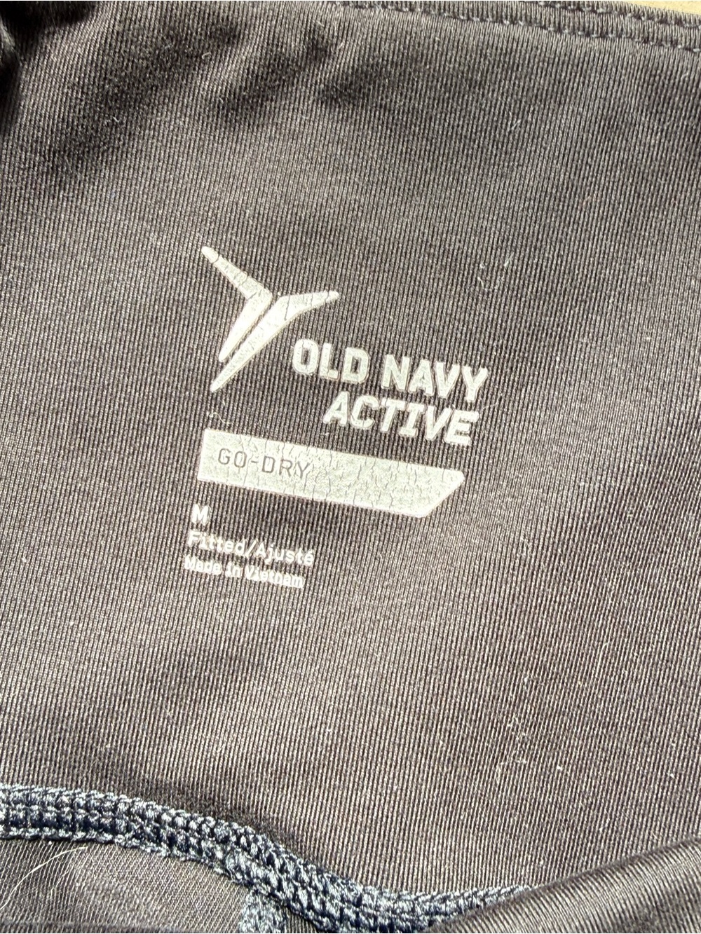 Old Navy Leopard Print Athletic Shorts AND Old Navy Black Bike Shorts (2) - Picture 5 of 6